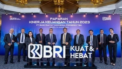 BRI Targetkan Pertumbuhan Kredit 11-12% di Tahun 2024
