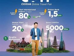 Mudik Lebaran, BRI dan Citilink Gelar OnlineTravel Fair