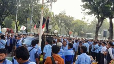 aksi demo supir jaklingko