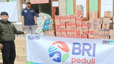 BRI Peduli Berikan Bantuan Bagi Korban Terdampak Bencana