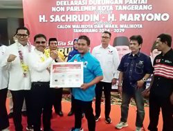 Partai Non Parlemen Dukung Pasangan Sachrudin-Maryono