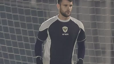 Penjaga gawang Timnas Indonesia Maarten Paes