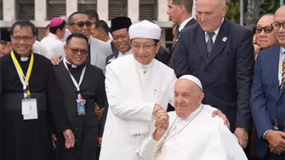 Pidato Nasaruddin Umar saat Bertemu Paus Fransiskus