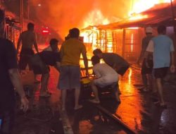 Kebakaran di Pasar Poncol Jakarta Pusat Hanguskan 35 Kios, Diduga Akibat Korsleting Listrik