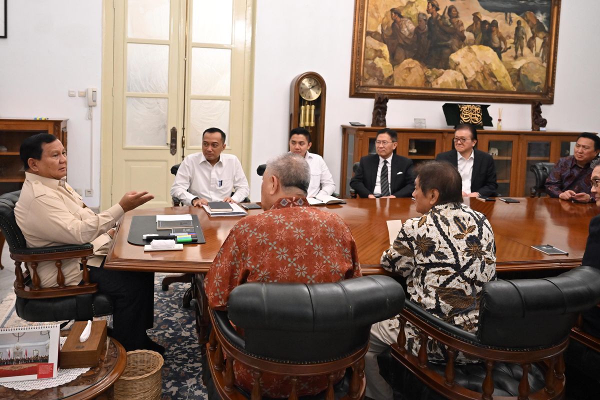 ahas Ekonomi Nasional, Prabowo Gelar Pertemuan dengan 8 Konglomerat.