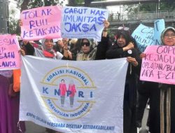 Aksi Damai KNPRI di Patung Kuda, Peringati Hari Perempuan Internasional