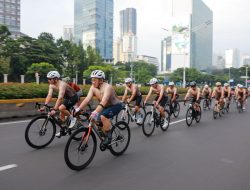 Gubernur DKI Pramono Anung Ikuti Gowes Jakarta Silaturahride 2025 Bersama 500 Pesepeda