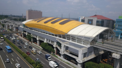 Ilustrasi - Stasiun LRT
