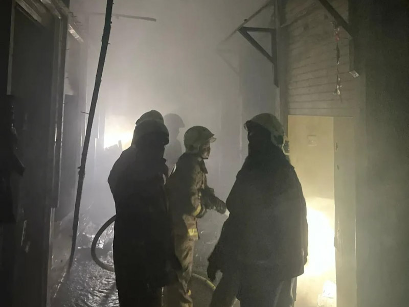 Kebakaran 23 kios di lantai dua Micro Pasar Bintaro