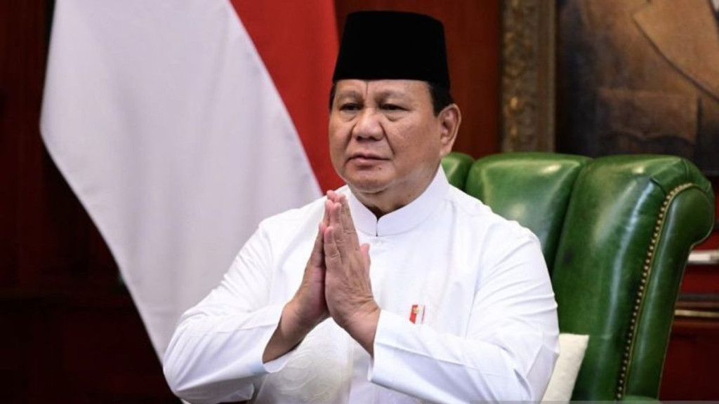 Dari Jakarta, Presiden Prabowo Ucapkan Idulfitri untuk Umat Islam di Seluruh Dunia.