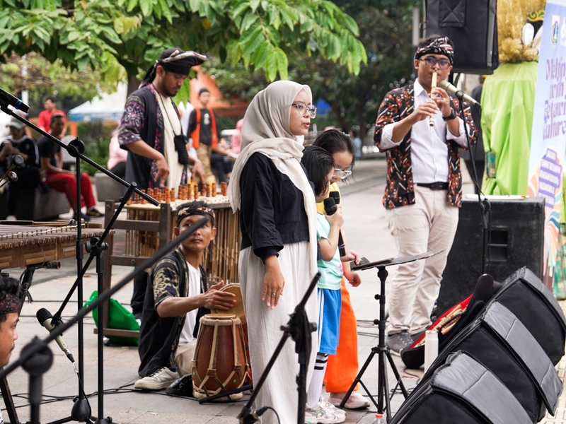 Pertunjukan Seni Tradisi Bakal Rutin Meriahkan Car Free Day
