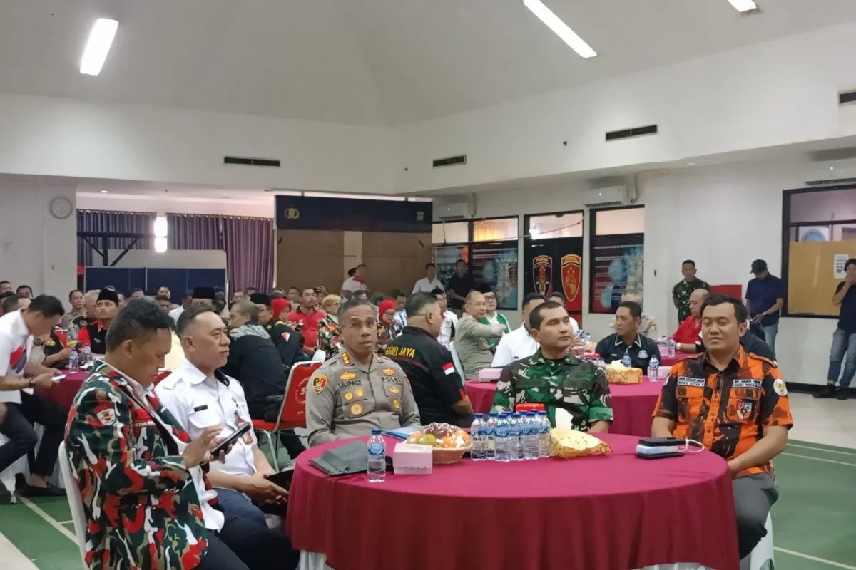 Istimewa - Pertemuan Polres Metro Jakarta Timur bersama organisasi masyarakat (ormas) se-Jakarta Timur di Kantor Polres Metro Jakarta Timur