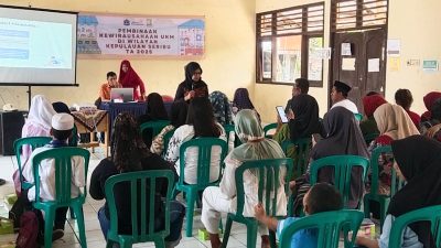 25 Pelaku UKM di Pulau Untung Jawa Ikuti Pelatihan Manajemen Kewirausahaan