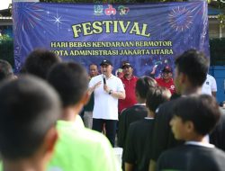 Wali Kota Jakarta Utara Pantau Langsung Hari Bebas Kendaraan Bermotor di Danau Sunter Selatan