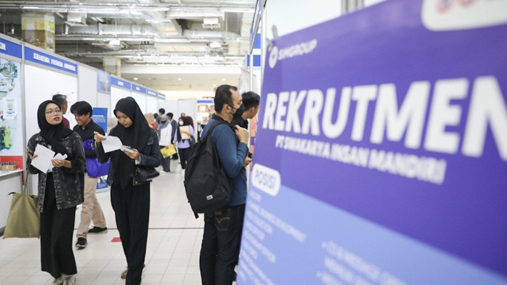 Ilustrasi - Pemerintah Provinsi (Pemprov) DKI Jakarta melalui Dinas Tenaga Kerja Transmigrasi dan Energi (Disnakertransgi) menggelar bursa kerja atau job fair