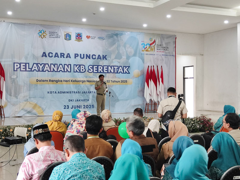 Puncak Pelayanan KB Serentak di Jakbar Berlangsung di GOR Kebon Jeruk