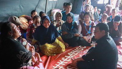 Pramono Pastikan Penyintas Kebakaran Kapuk Muara Tertangani Baik