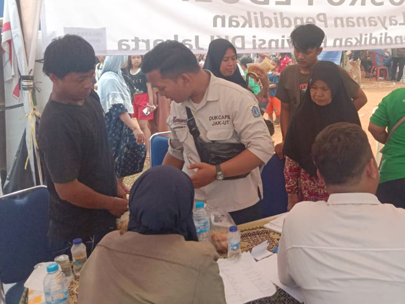 313 Penyintas Kebakaran di Kapuk Muara Sudah Terlayani Pengurusan Adminduk