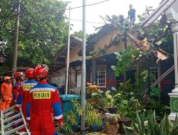 Angin Kencang Terjang Pulau Sabira, 11 Rumah Rusak Warga dan Petugas Gabungan Lakukan Penanganan Cepat