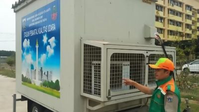 Ilustrasi - Stasiun Pemantau Kualitas Udara (SPKU) di Jakarta