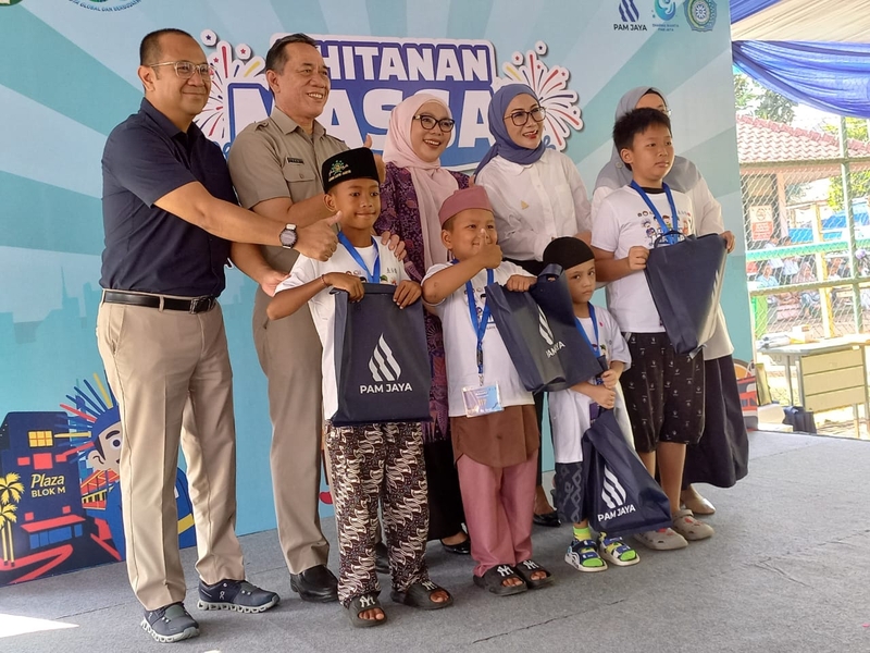 DWP PAM Jaya Adakan Khitanan Massal Gratis Sambutan HUT ke-498 Jakarta