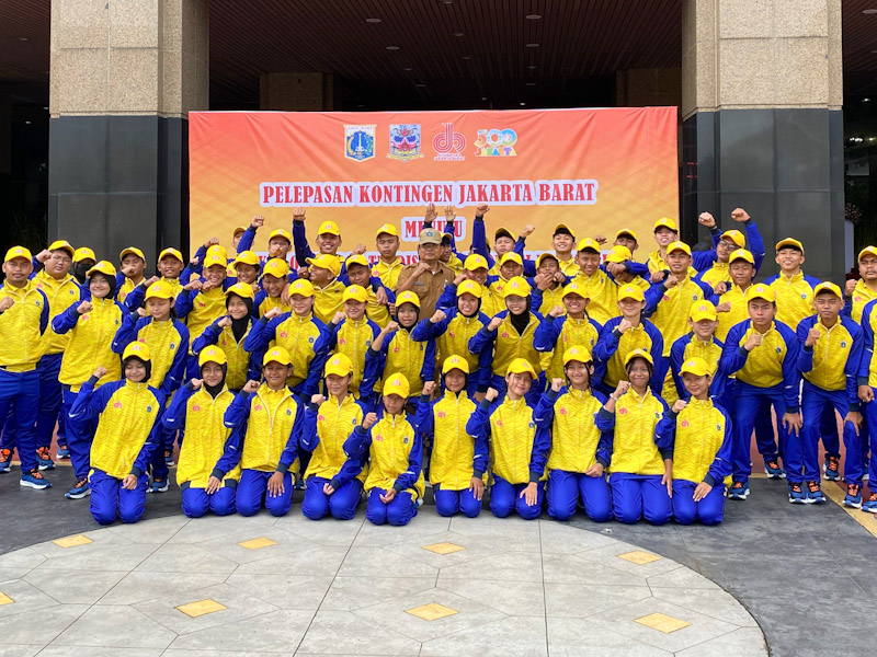 51 Atlet Pelajar Jakbar Siap Berprestasi di Pekan Olahraga Tradisional Provinsi