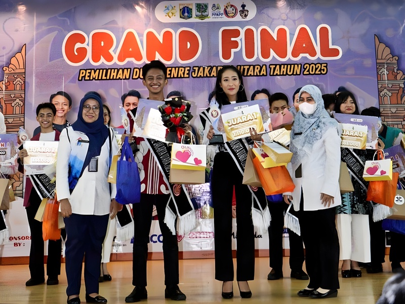 Farrel dan Ratu Terpilih Jadi Duta Genre Jakarta Utara Tahun 2025