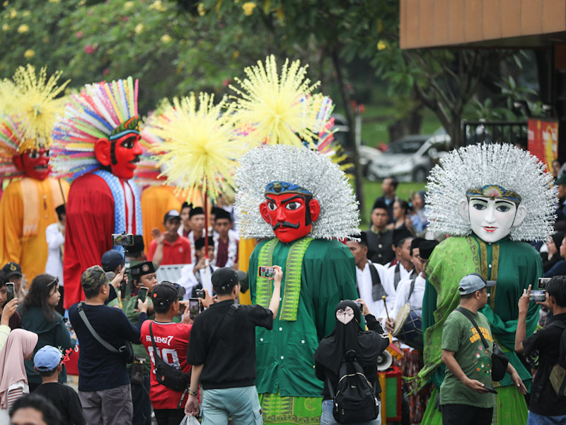 Disbud Adakan Festival Ondel-Ondel dan Palang Pintu di TMII