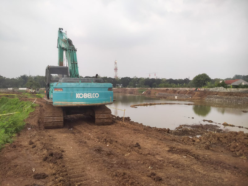 Lurah Cilangkap Minta Warga Tidak Beraktivitas Sementara Waktu di Waduk Giri Kencana