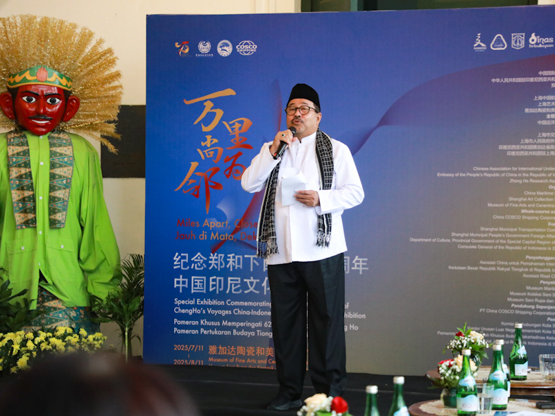 Wakil Gubernur DKI Jakarta Rano Karno menghadiri Pameran Peringatan 620 Tahun Pelayaran Cheng Ho