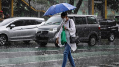 BMKG Prediksi Hujan Guyur Sebagian Besar Wilayah Jakarta Hari Ini
