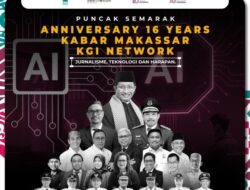 Menag RI Prof Nasaruddin Orasi Kebudayaan di Puncak HUT ke-16 KabarMakassar dan KGI Network