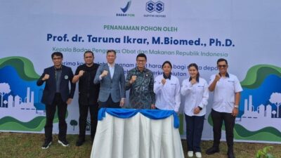 Taruna Ikrar Kepala BPOM RI, Tanam Pohon dan Resmikan Fasilitas Sunthi Sepuri