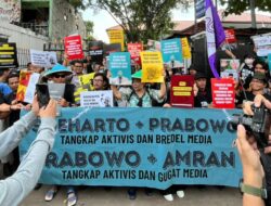 Aksi Solidaritas untuk TEMPO, Ketua AJI Sebut Gugatan Amran Tidak Masuk Akal dan Tidak Dibenarkan